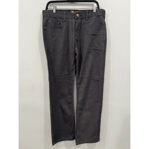 US Icon Mens 34X 30 Gray Straight Leg Denim 5-Pocket Jeans Streetwear Casual